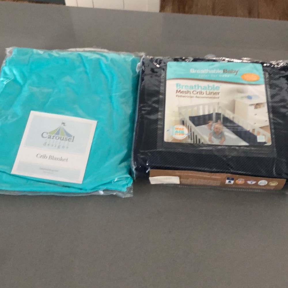 Baby blanket and crib liner